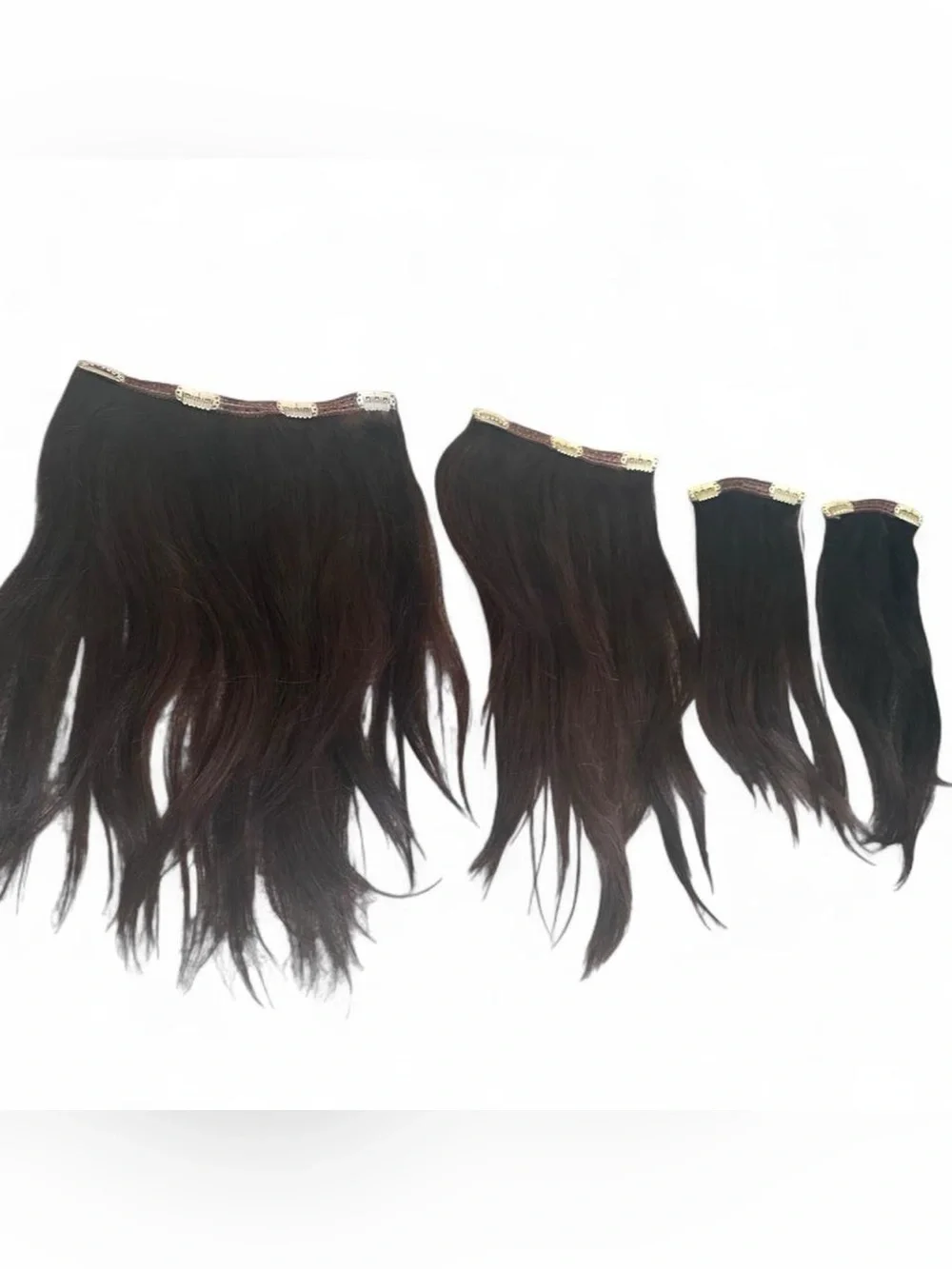 Bellami chocolate brown hair extensions